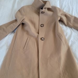 Wool and cashmere duster coat